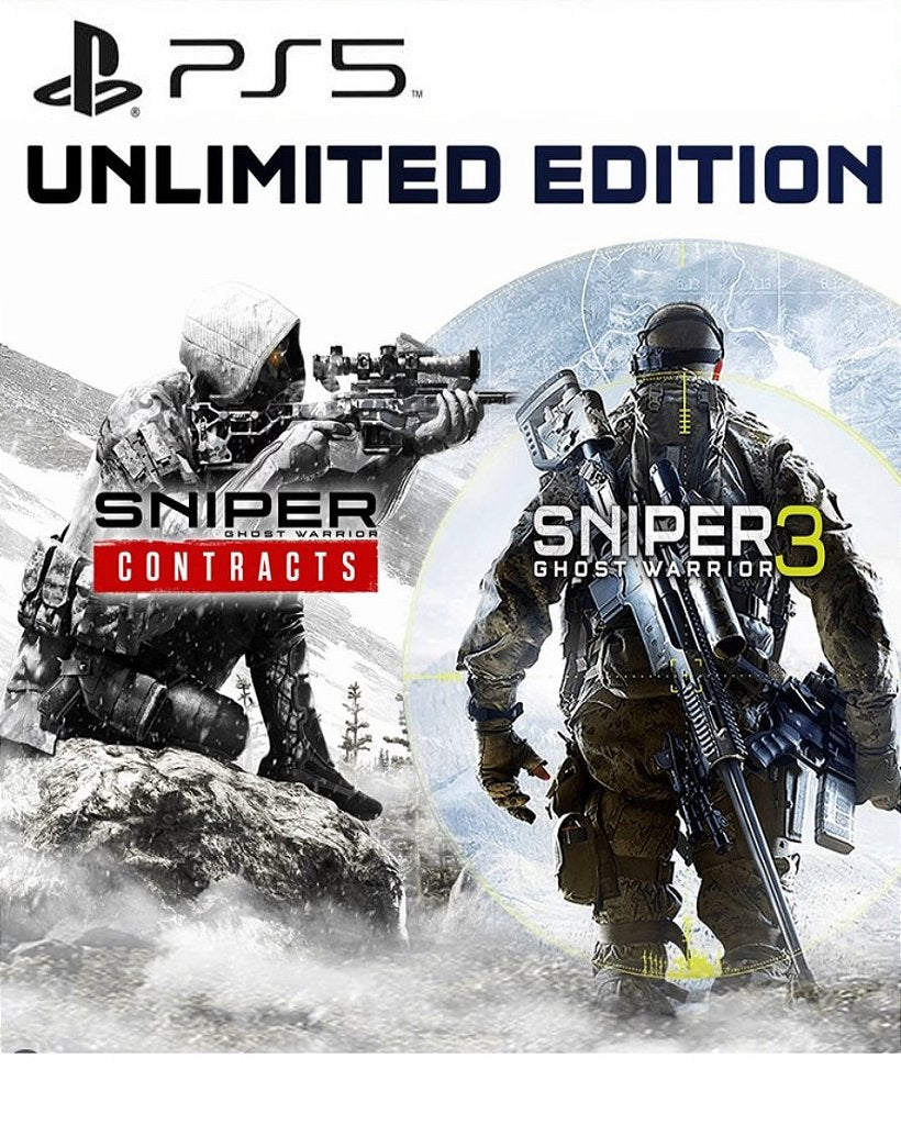 Sniper Ghost Warrior Contracts 1 & Sniper Ghost Warrior 3 Unlimited Edition PS5 Mídia Digital