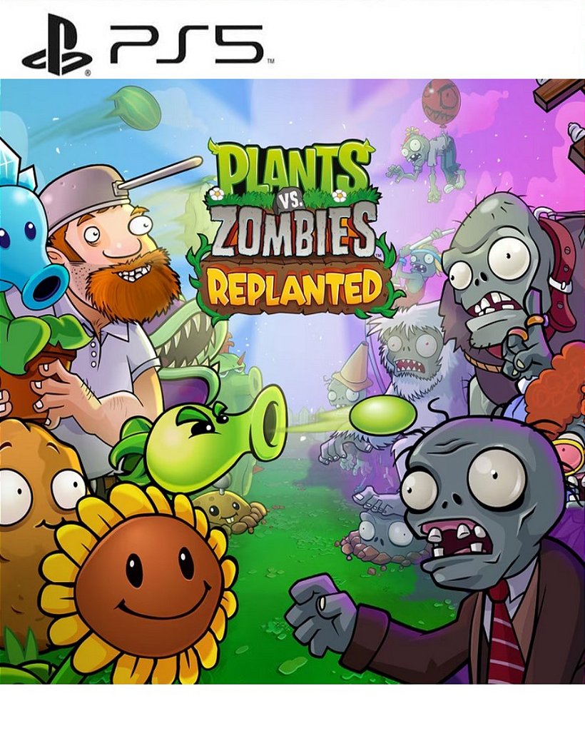 Plants vs Zombies Replanted PS5 Mídia Digital