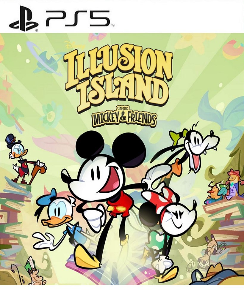 A Ilha da Ilusão Disney com Mickey e seus Amigos PS5 Mídia Digital