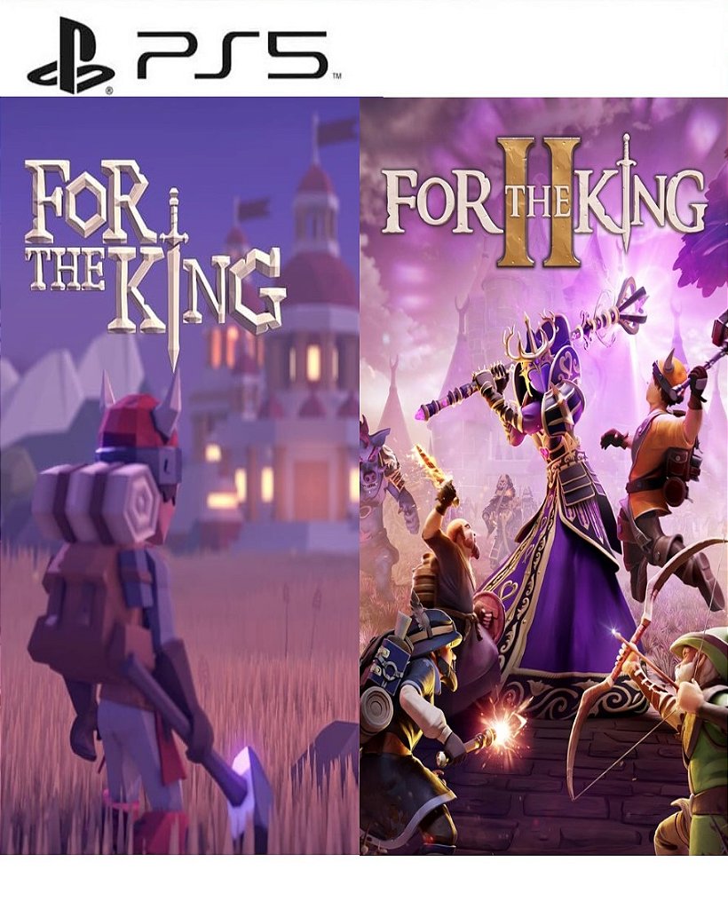 For The King 1 e 2 PS5 Mídia Digital