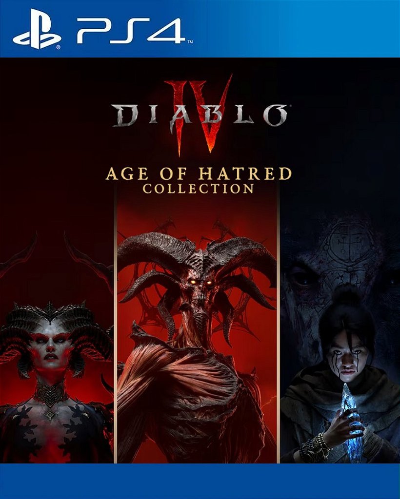 Diablo IV: Age of Hatred Collection PS4 Mídia Digital