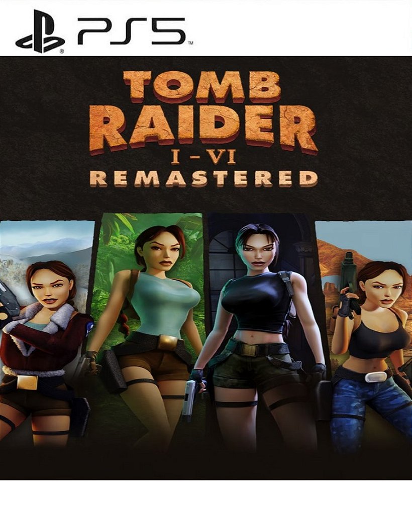 Tomb Raider I-VI Remastered Bundle PS5 Mídia Digital