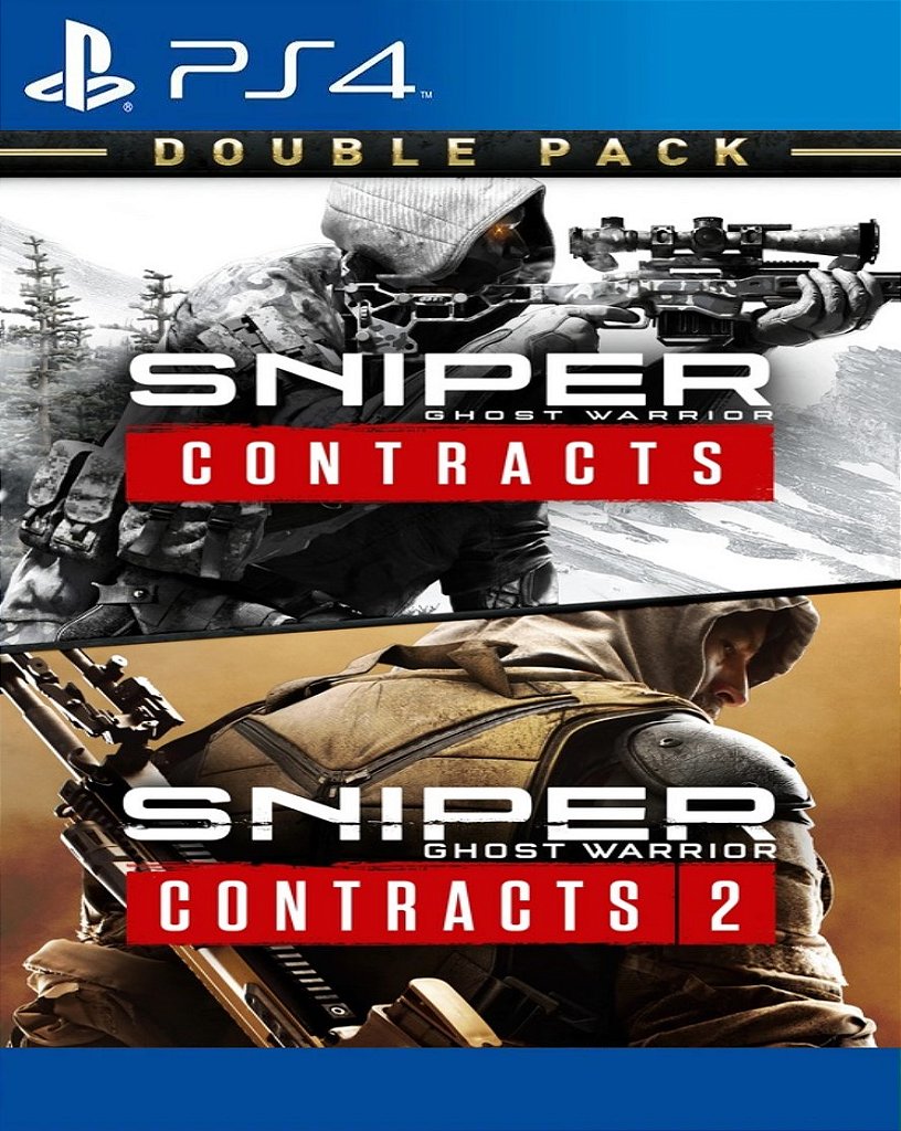 Sniper Ghost Warrior Contracts 1 e 2 Double Pack Jogo para PS4