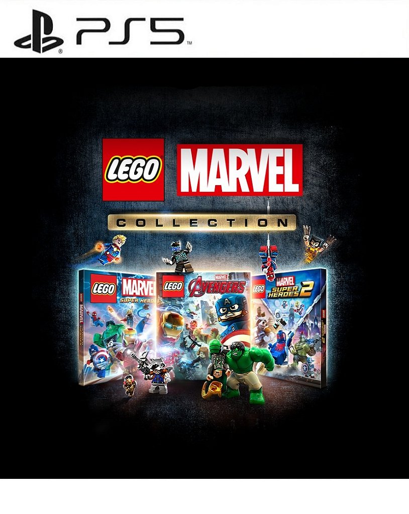 Coleção LEGO Marvel PS5 Mídia Digital