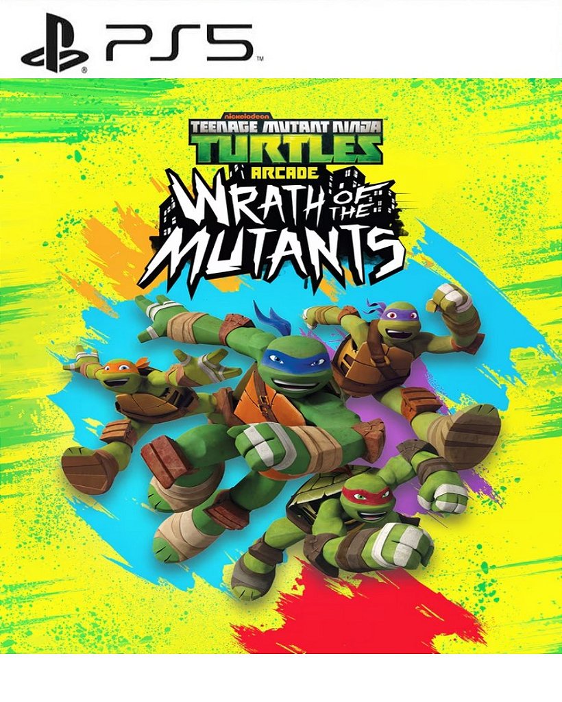 Tartarugas Ninjas Arcade Wrath of the Mutants Jogo para PS5