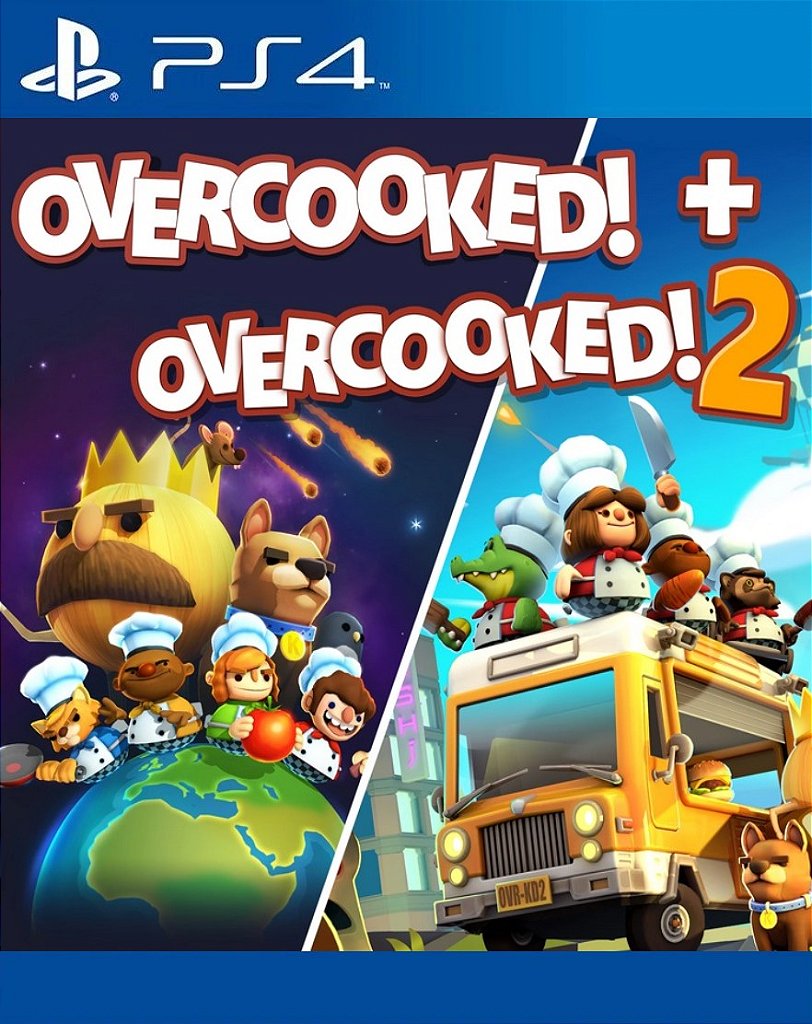 Overcooked! + Overcooked! 2 Jogo para PS4