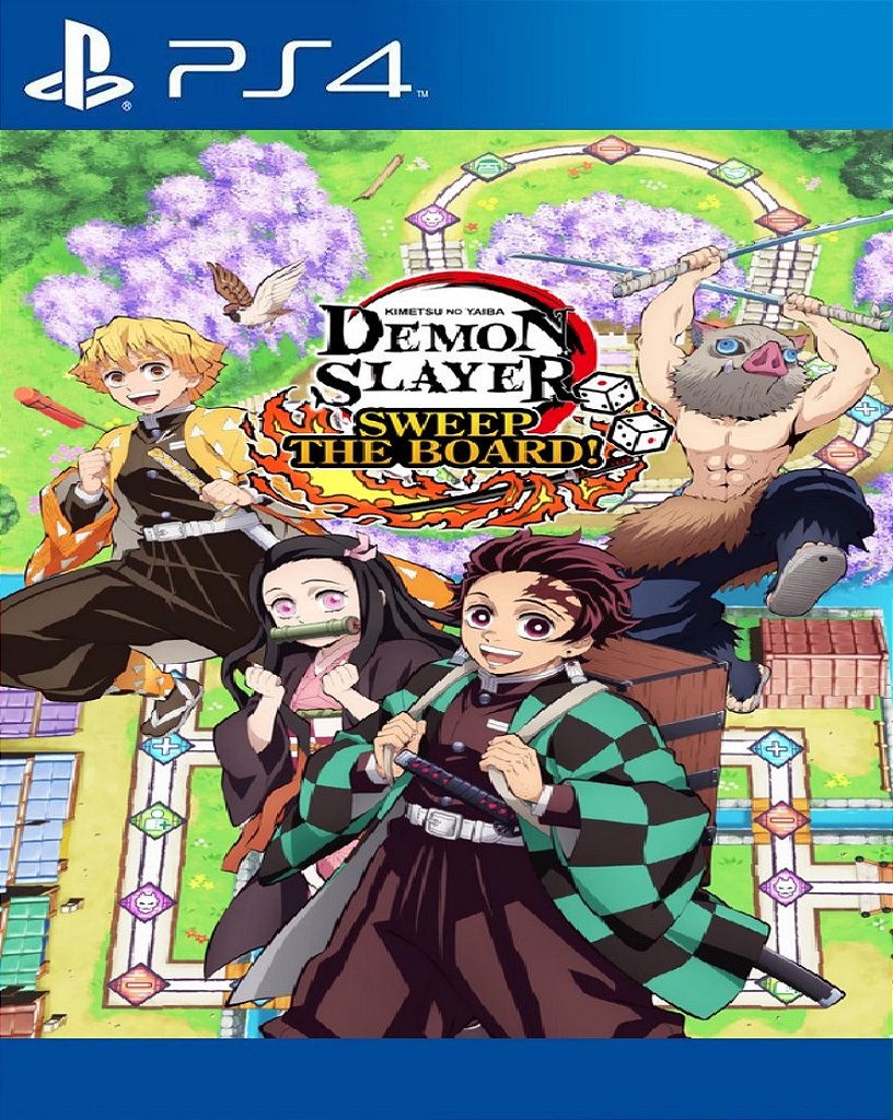 Demon Slayer Kimetsu no Yaiba Sweep the Board PS4 Mídia Digital