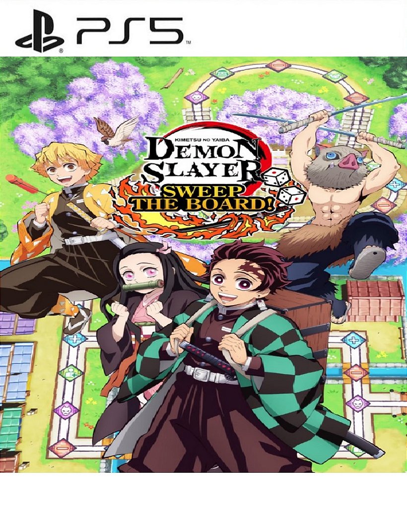 Demon Slayer Kimetsu no Yaiba Sweep the Board PS5 Mídia Digital