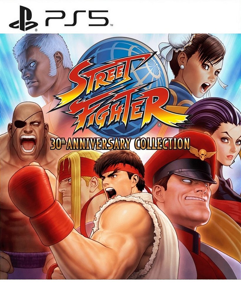 Street Fighter 30th Anniversary Collection PS5 Mídia Digital