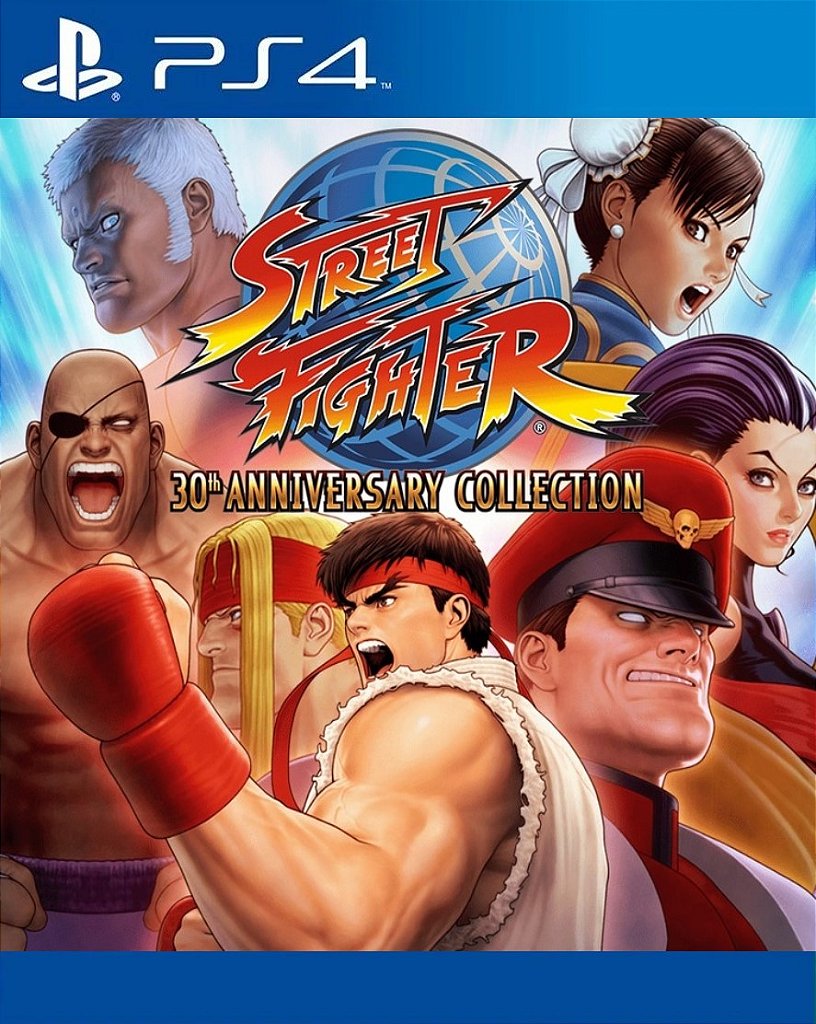 Street Fighter 30th Anniversary Collection PS4 Mídia Digital