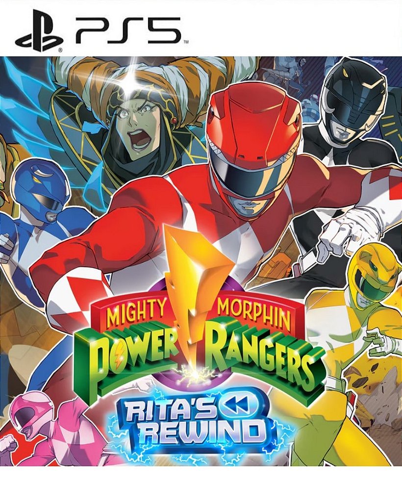 Mighty Morphin Power Rangers Ritas Rewind PS5 Mídia Digital