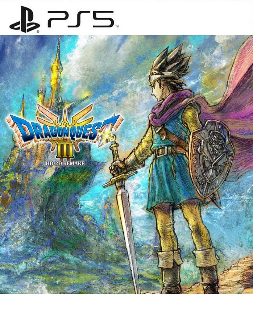 Dragon Quest 3 HD-2D Remake PS5 Mídia Digital