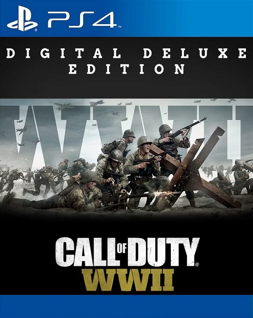 Call of Duty: WWII Digital Deluxe PS4 Mídia Digital