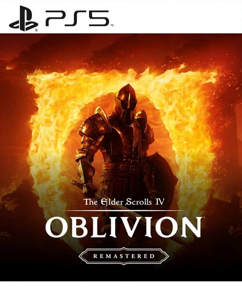 The Elder Scrolls IV Oblivion Remastered PS5 Mídia Digital