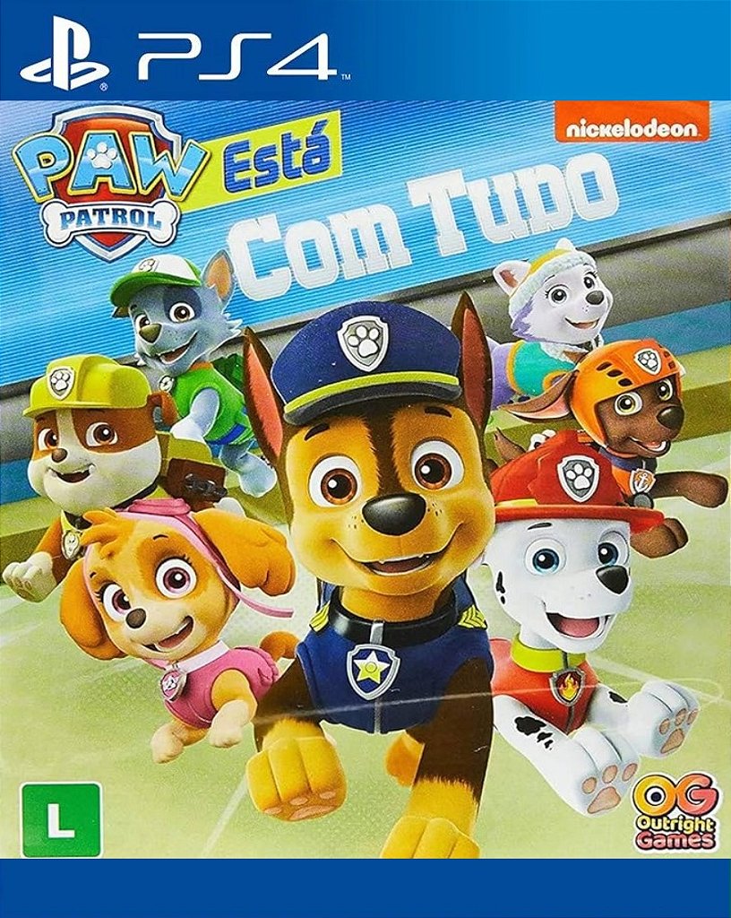A Patrulha Canina Ta com Tudo PS4 Mídia Digital