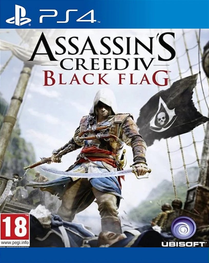 Assassins Creed IV Black Flag PS4 Mídia Digital