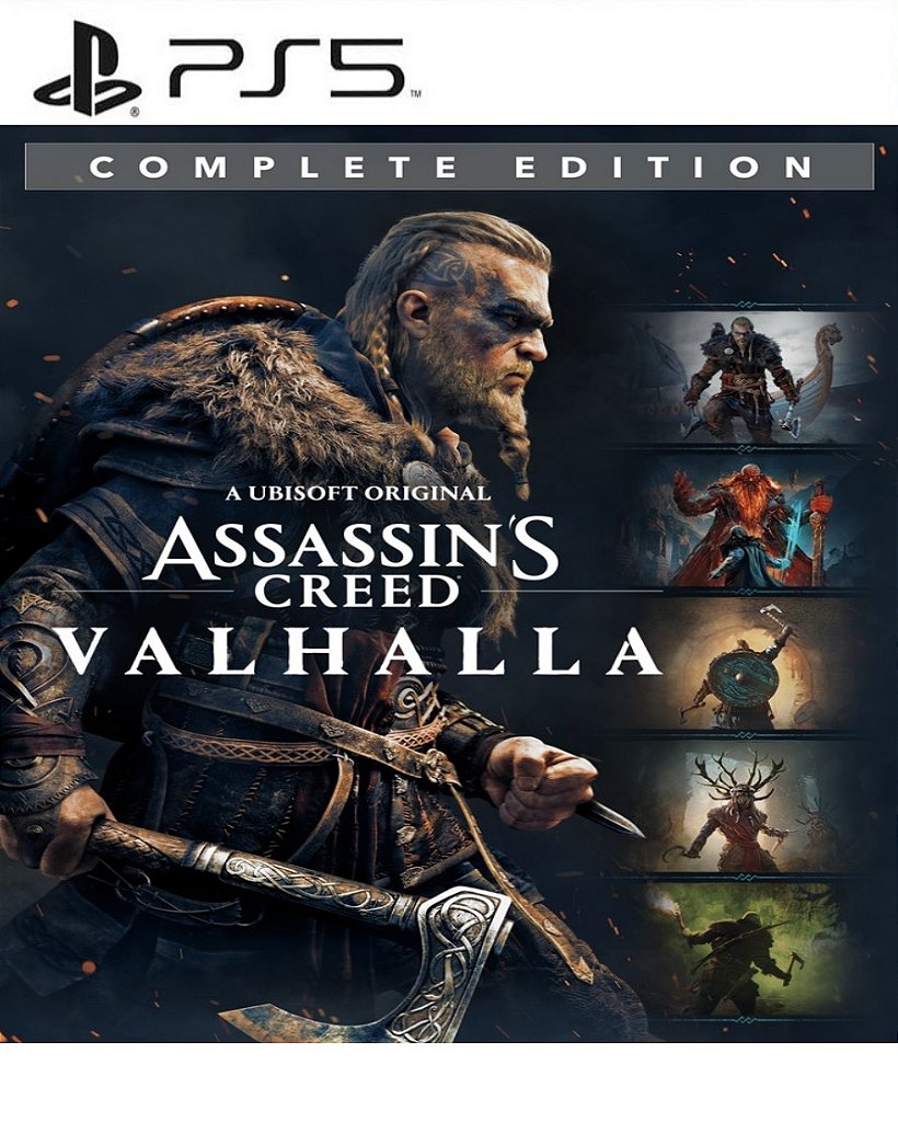 Assassins Creed Valhalla Complete Edition PS5 Mídia Digital
