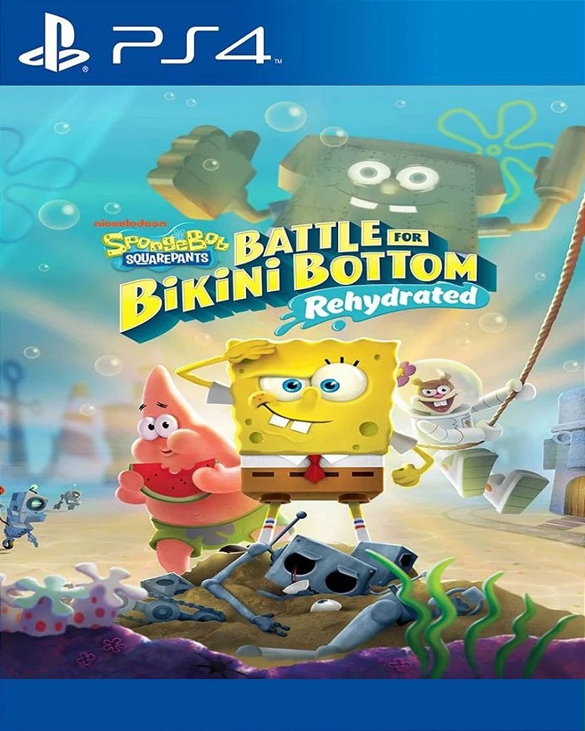 Bob Esponja Calça Quadrada PS4 Mídia Digital
