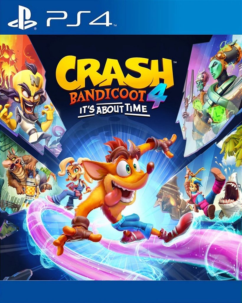 Crash Bandicoot 4: It's About Time PS4 Mídia Digital