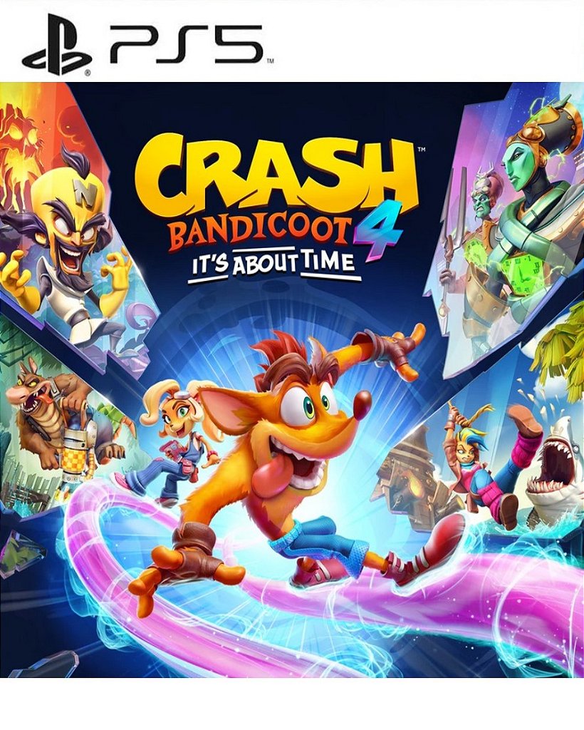 Crash Bandicoot 4: It's About Time PS5 Mídia Digital