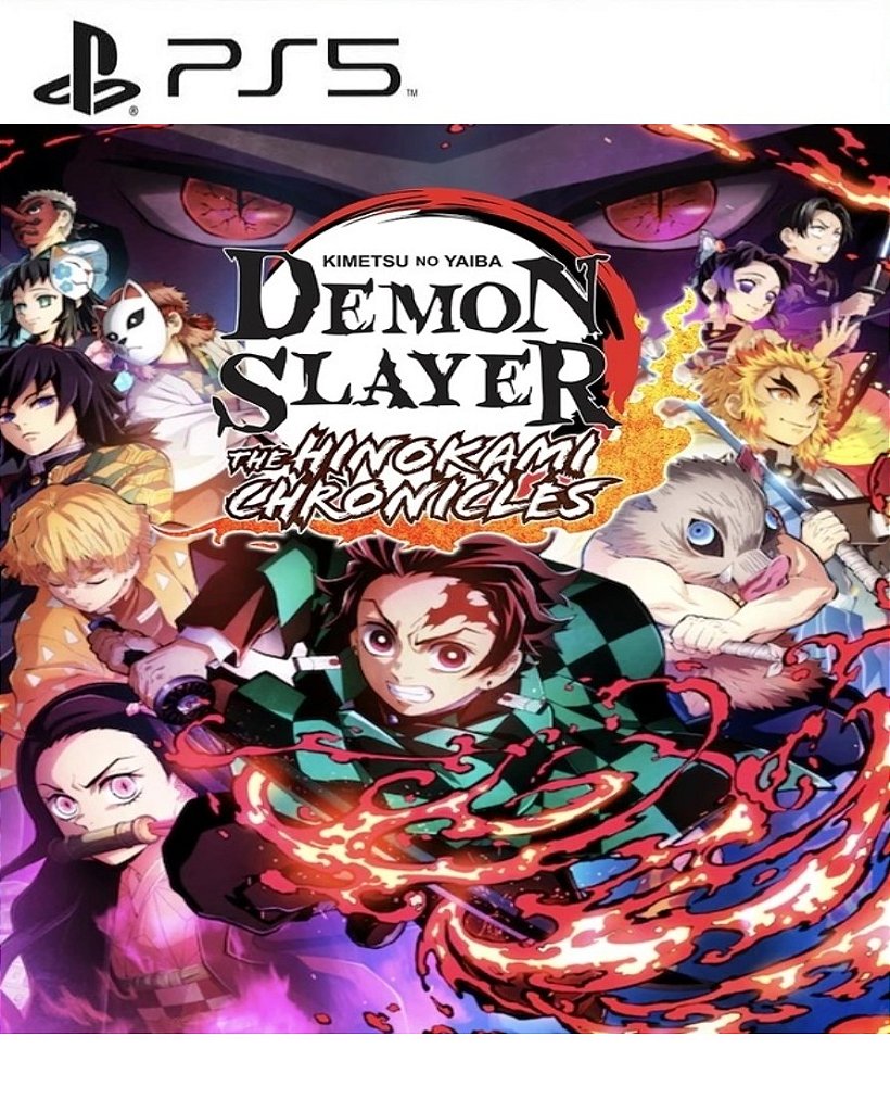 Demon Slayer Kimetsu no Yaiba The Hinokami Chronicles PS5 Mídia Digital