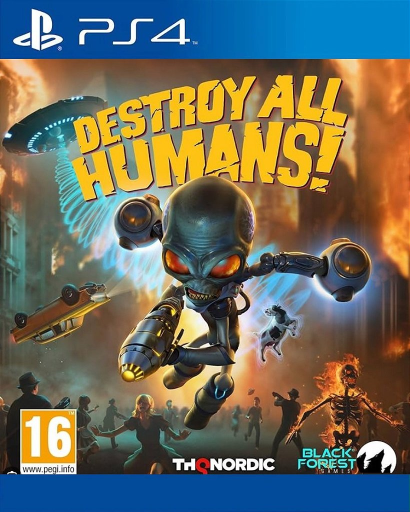 Destroy All Humans PS4 Mídia Digital