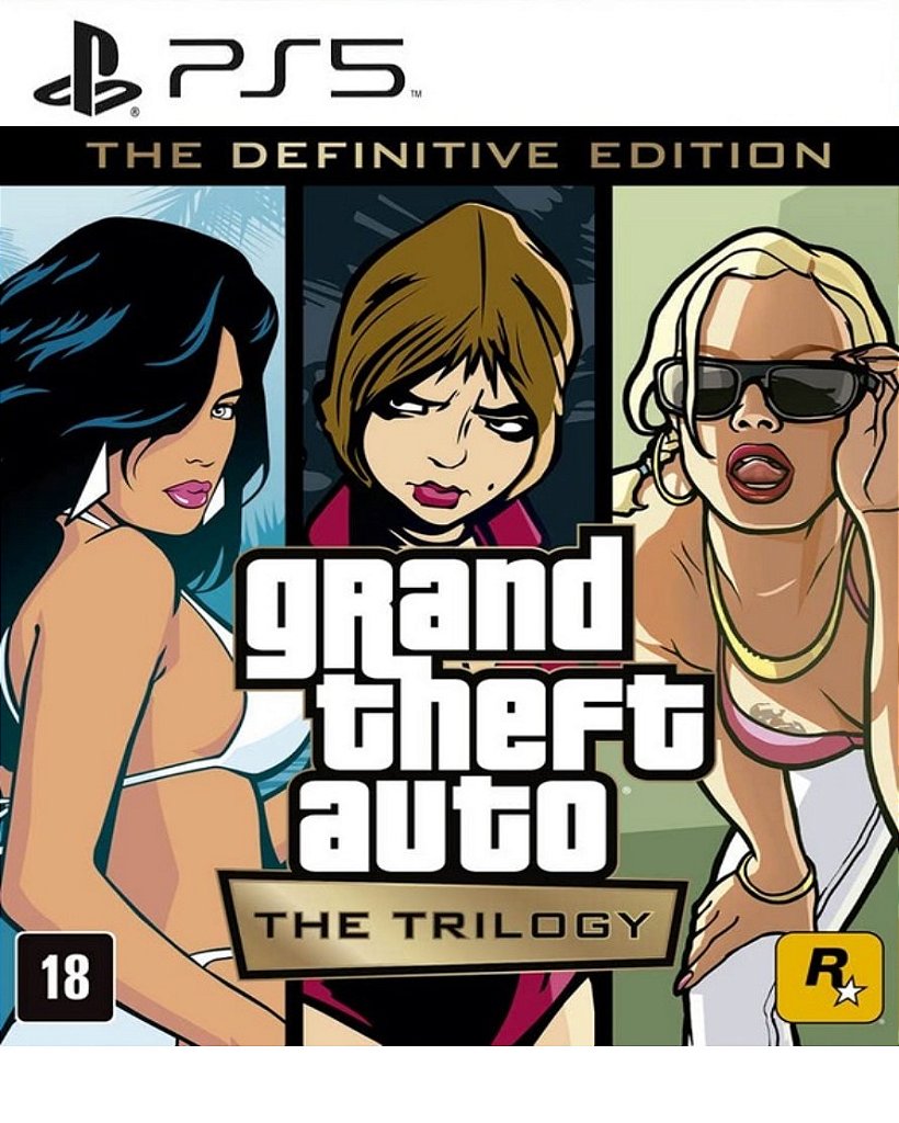 GTA Grand Theft Auto The Trilogy The Definitive Edition PS5 Mídia Digital