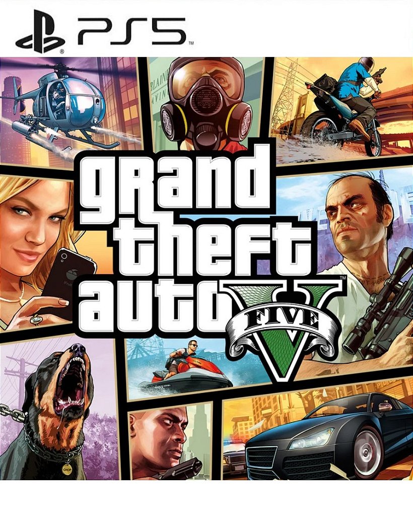 GTA 5 Grand Theft Auto V PS5 Mídia Digital