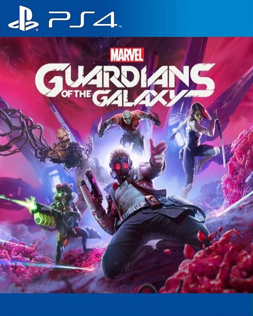 Guardiões da Galáxia da Marvel PS4 Mídia Digital