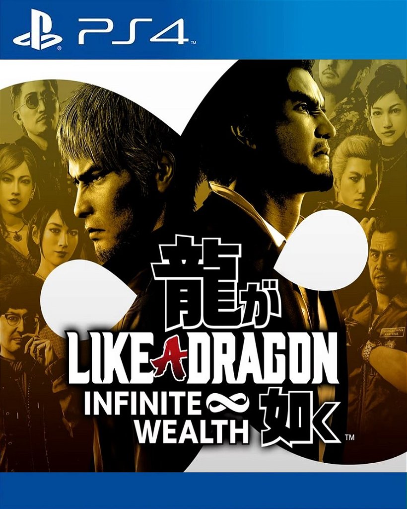 Like a Dragon Infinite Wealth PS4 Mídia Digital