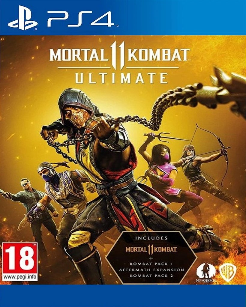 Mortal Kombat 11 Ultimate PS4 Mídia Digital
