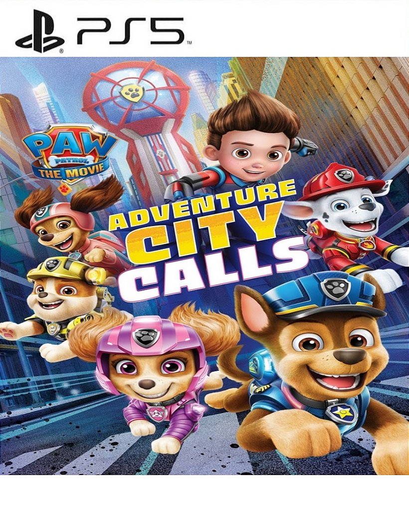 Patrulha Canina: O Filme A Cidade da Aventura está chamando Jogo Online para PS5