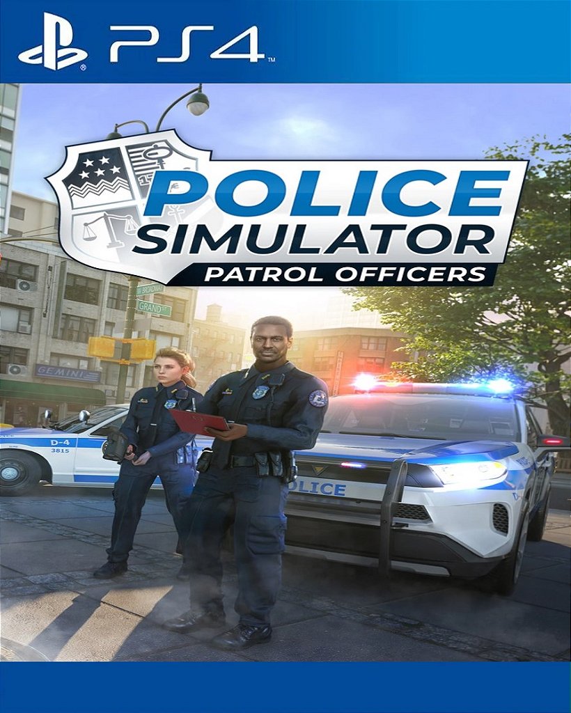 Police Simulator Patrol Officers PS4 Mídia Digital
