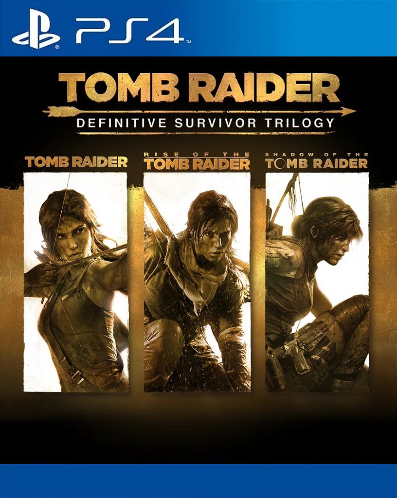 Tomb Raider: Definitive Survivor Trilogy PS4 Mídia Digital