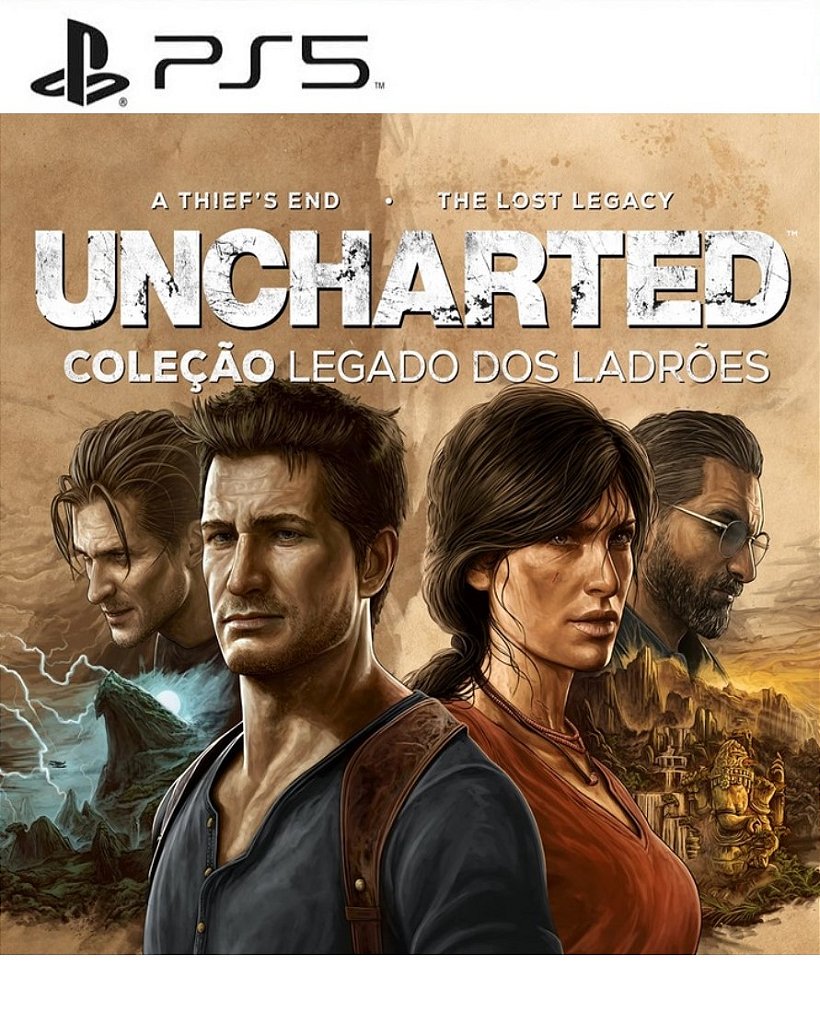 Uncharted Coleção Legado dos Ladrões PS5 Mídia Digital